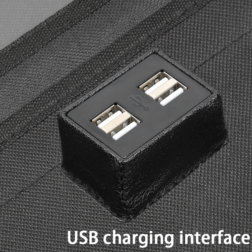 Автомобильная сумка на спинку кресла Органайзер 4 USB зарядное устройство для путешествий многофункциональный карманный контейнер для хранения укладка Tidying