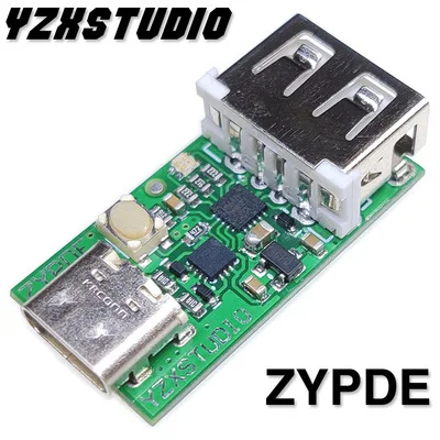 Новый триггер ZYPDE USB C PD2.0 3 0 to DC устройство быстрой зарядки датчик опроса блок