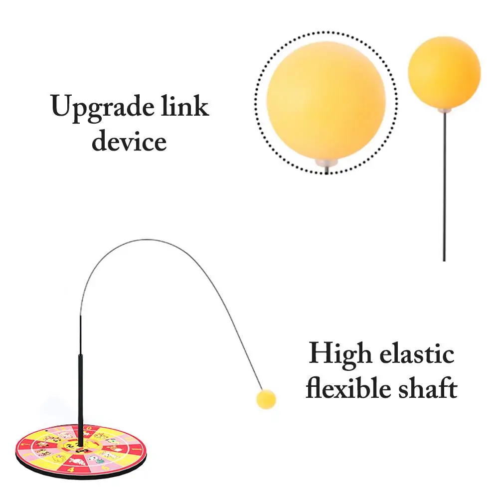 Портативный настольный теннис мяч тренировочная машина Домашнее Упражнение пинг-понг самотренировка инструмент начинающих Самообучение+ дартс набор колец