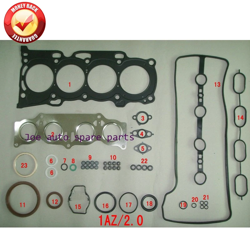 Полный комплект прокладок двигателя 1AZ 1AZ-FE для Toyota RAV 4 Carina Corona Picni CAMRY 2.0L 02- 04111-28143