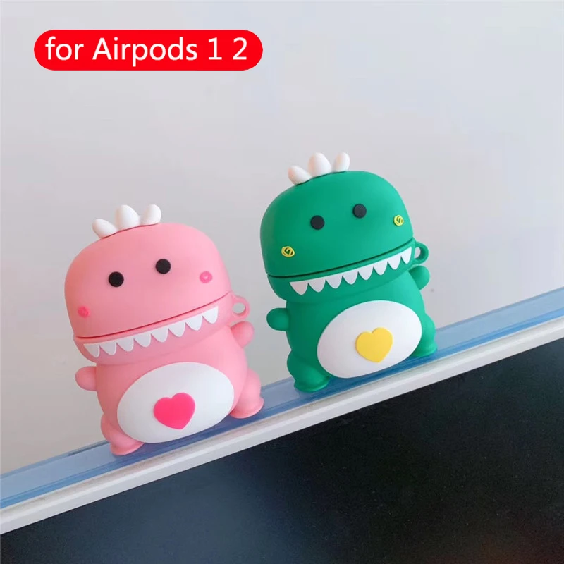 Милый мультяшный беспроводной Чехол для bluetooth-гарнитуры для Apple Airpod 1 2, силиконовый чехол для наушников, аксессуары для airpods, защитный чехол