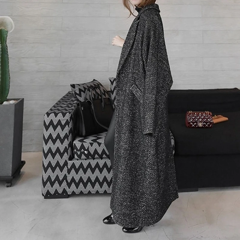 RealShe-2019-Winter-Coat-Women-Lapel-Belt-Pocket-Wool-Blend-Coat-Oversize-Long-Trench-Coat-Outwear (3)