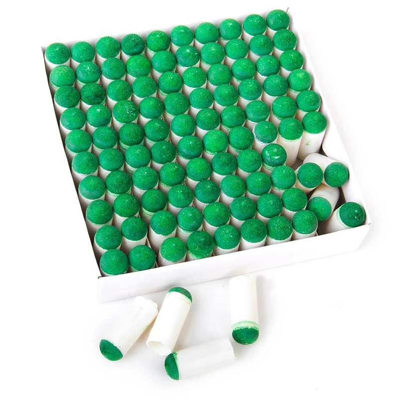 100PCS 9mm Table Pool Snooker Billiard Cue Stick Tips Slip-on Push-on Practice