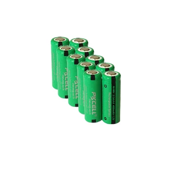 

PKCELL Ni-MH Rechargeable Battery 2/3AAA 1.2V 400mAh Flat Top For Solar Light, Solar Flowers, Remote Control,Garden Light,
