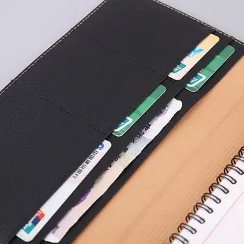 

Spiral A5 Notebook Notepad Business Office Meeting Loose-leaf Diary Journal Gift Multifunction D08B