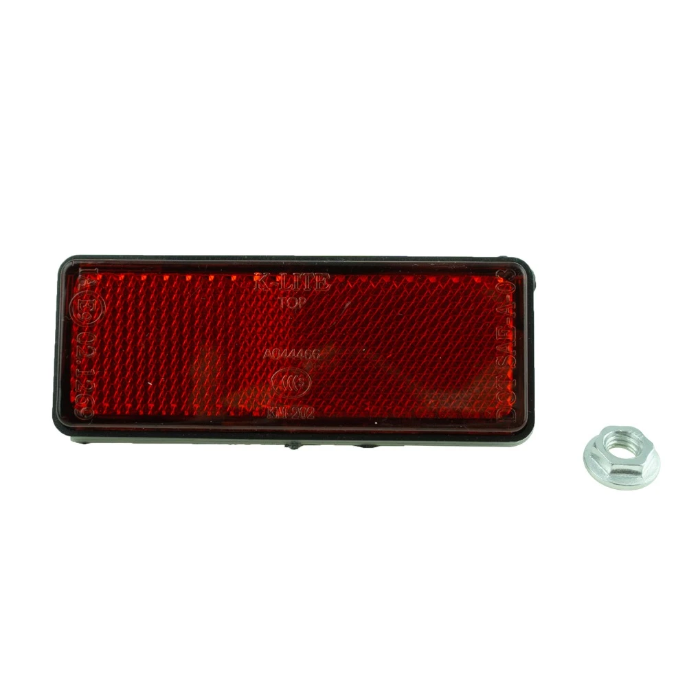 Universal Red Bolt Number Plate Reflector for Motorcycles Scooter Bicycle Bike Universal Red Bolt Number Plate Reflector for Motorcycles Scooter Bicycle Bike