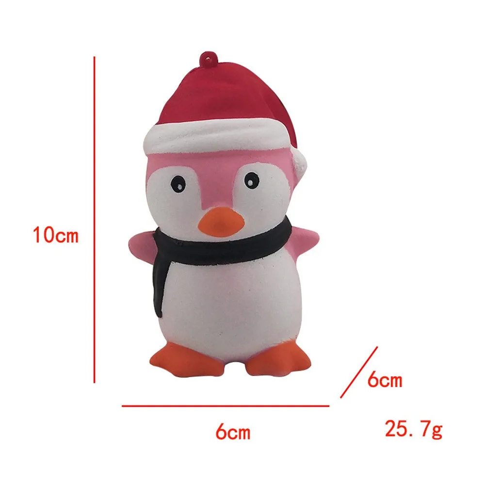 Рождественские детские мягкие игрушки изысканный Рождественский p-enguin аромат Шарм медленно поднимается 10 см моделирование детские смешные игрушки подарки