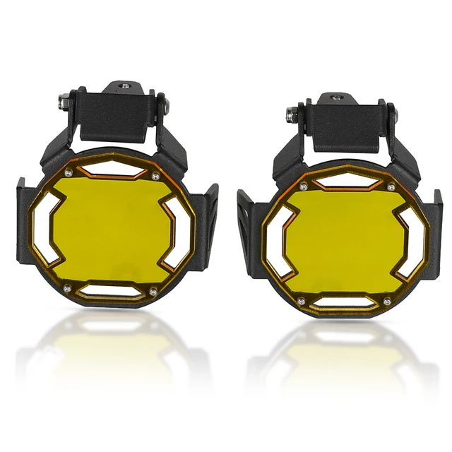 For BMW R 1250 GSA GS LC ADV Adventure R1200GS F850GS F750GS Motorcycle Flipable Fog light lamp Protector Guard Lamp Cover no logo Golden
