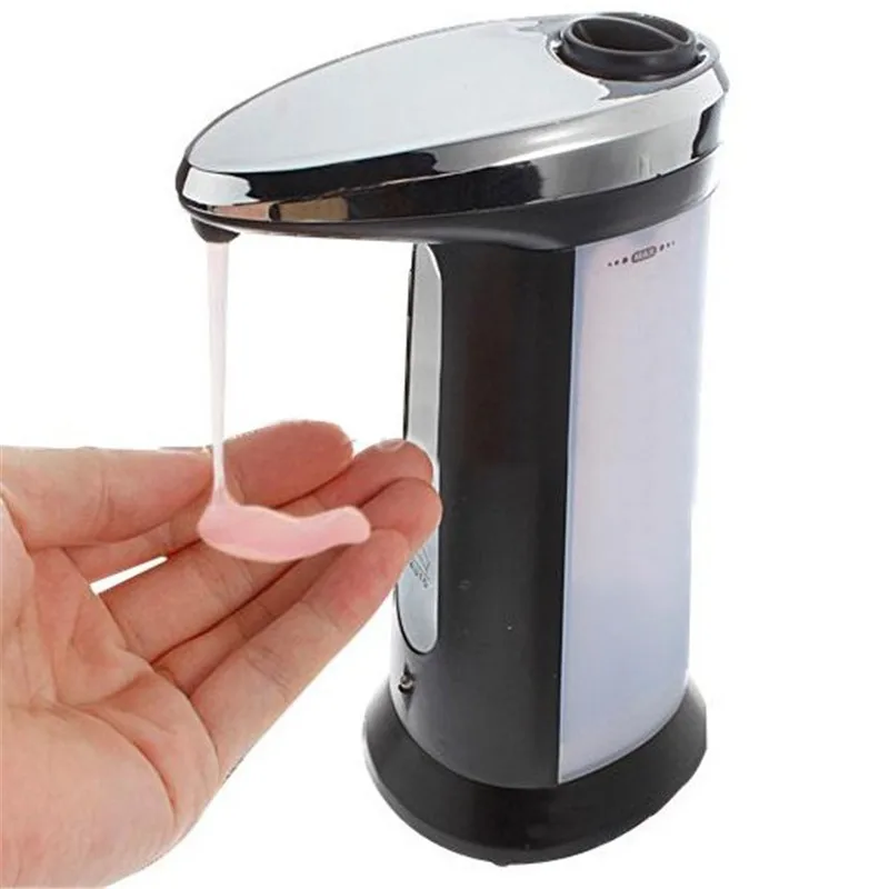 

400Ml Automatic Liquid Soap Dispenser Smart Sensor Touchless ABS Sanitizer Magic Hands-Free Dispensador for Kitchen Bathroom