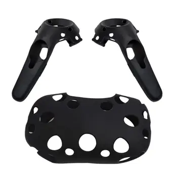 

Protective Cover Silicone Controller Handle Case Anti-Slip Shockproof Shell Game Accessories for HTC Vive Headset VR R9UA