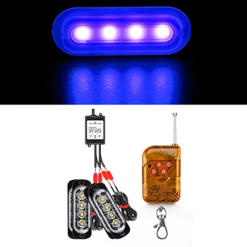 

Lamp Flash Light Bulb 12LED Car White/blue/red/yellow Strobe Emergency