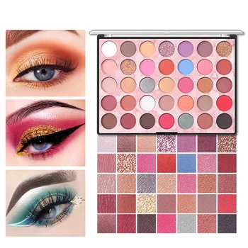 

Eye Shadow Pearl Glitter Eye Shadow Powder Matt Eyeshadow Cosmetic Makeup 35 Color Portable Convenient Aug30