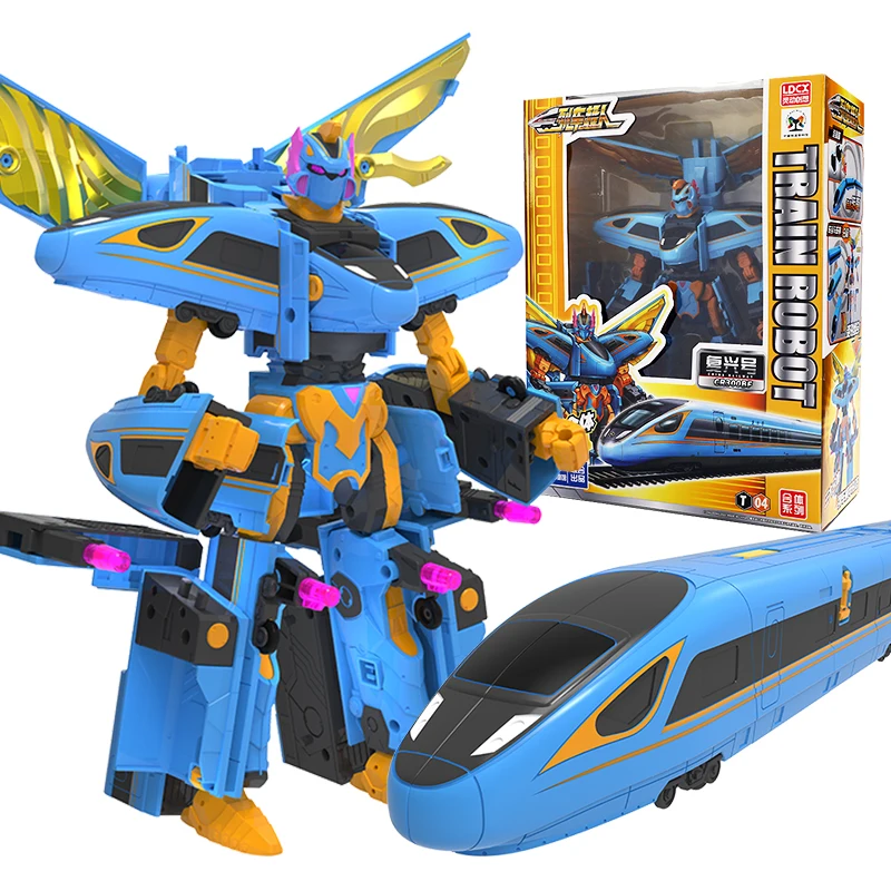 3IN1ChinaHighSpeedRailwaySuperTrainRobotTransformationToy