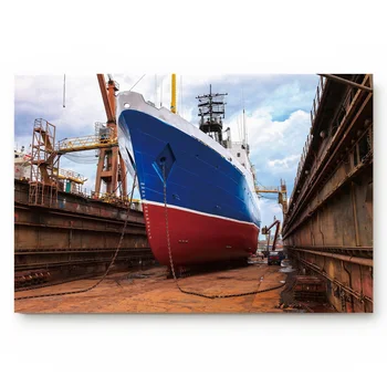 

The Ship Is Being Renovated At The Gdansk Shipyard In Poland Indoor Bathroom Decor Doormats