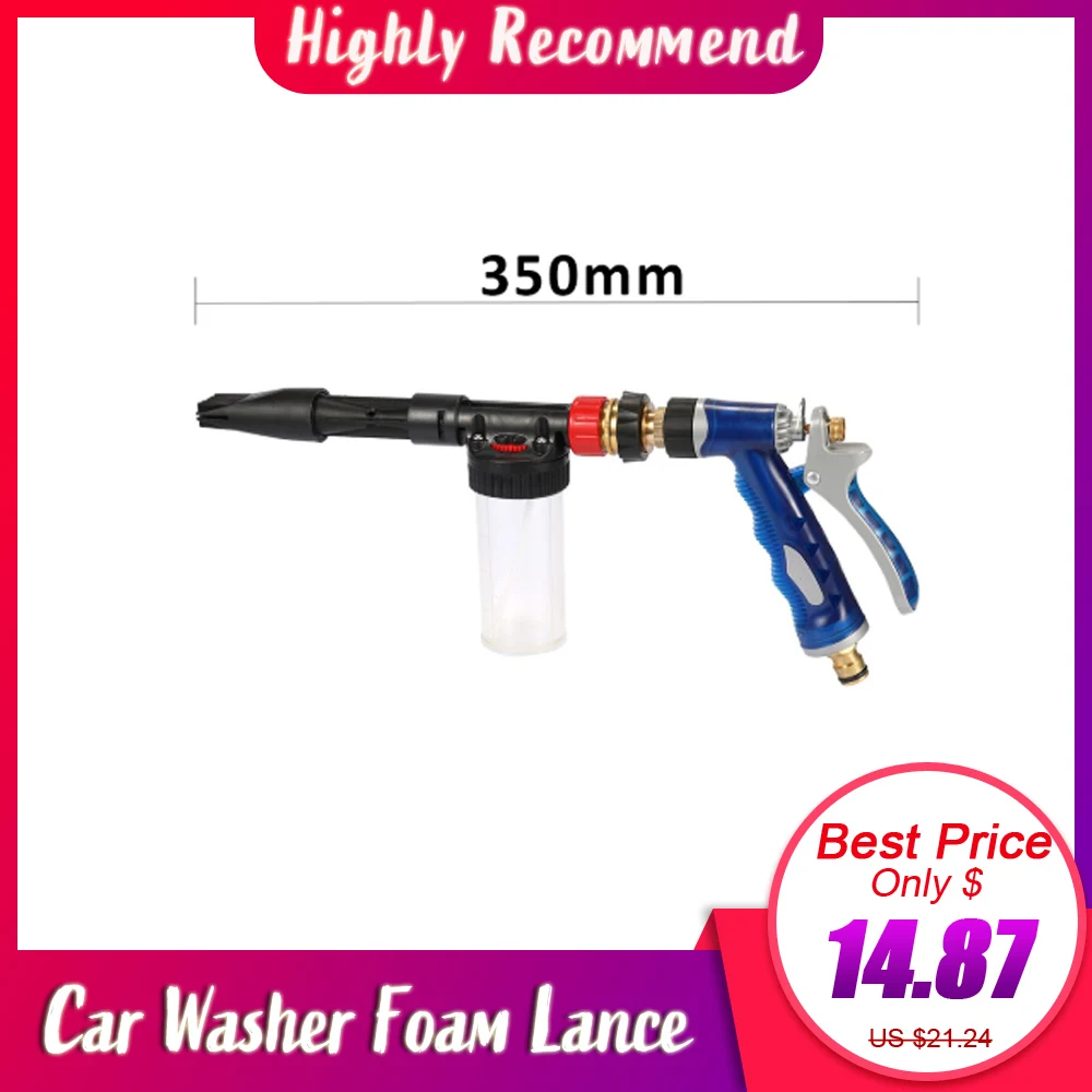 

High Pressure Foam Gun Car Washer Foam Lance Car Cleaning Foam Machine Washing Foamaster Machine Water Soap Shampoo Sprayer