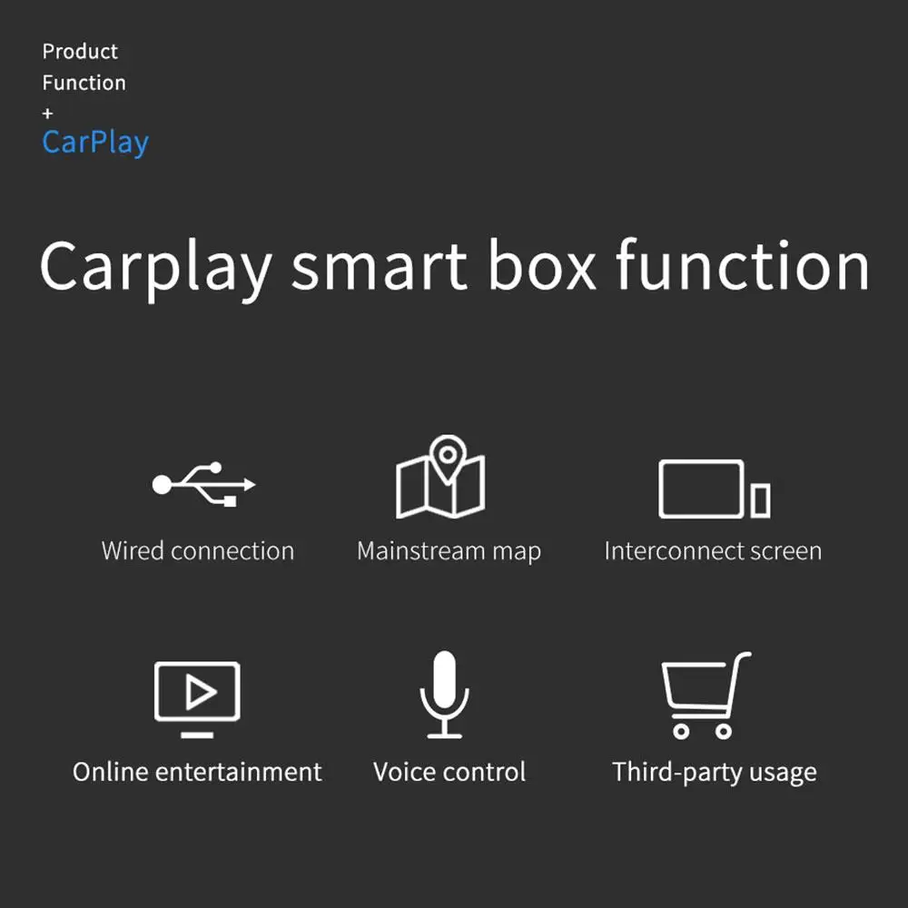Smart Auto USB Link Dongle Carlink Dongle Link Dongle поддерживает навигационный плеер gps черный Универсальный
