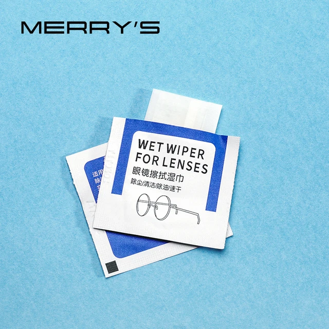 MERRY'S Lens Cleaning Wipes Cleaning for Glasses Lenses Sunglasses Camera  Lenses Cell Phone Laptop Lens Clothes 100ct Pack - AliExpress