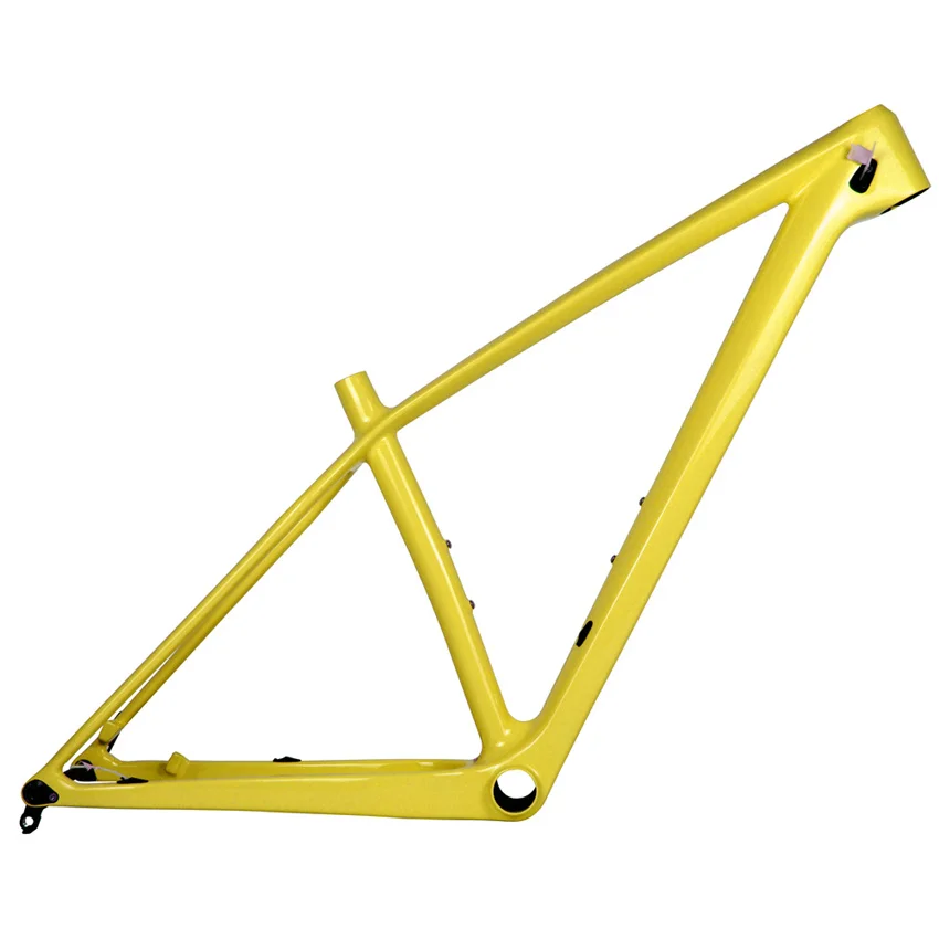 Spcycle 29er рама карбоновая для горного велосипеда 148*12 мм Boost T1000 карбоновая рама для велосипеда MTB 31,6 мм Подседельный штырь 15/17/19" - Цвет: Yellow Color