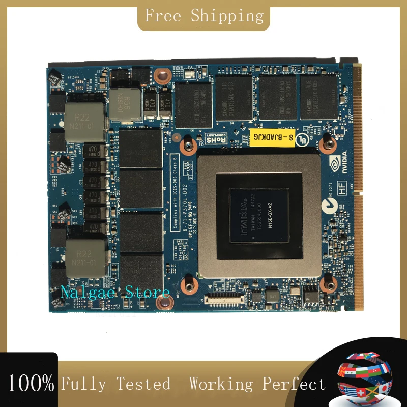 

GTX880M GTX 880M GDDR5 8GB N15E-GX-A2 Graphics Video Card For DELL Alienware M13X R1 R2 M15X R1 R2 M17X R2 R3 R4 R5 M18X R2 R3