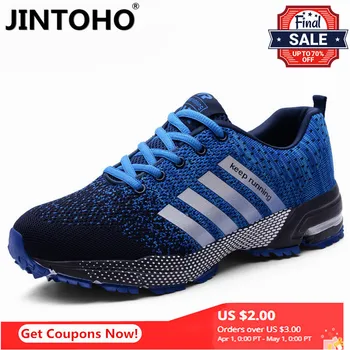 

JINTOHO 2020 Breathable Running Shoes Large Size Sneakers Sports Shoes Popular Men's Casual Shoes Comfortable Women's Sneakers