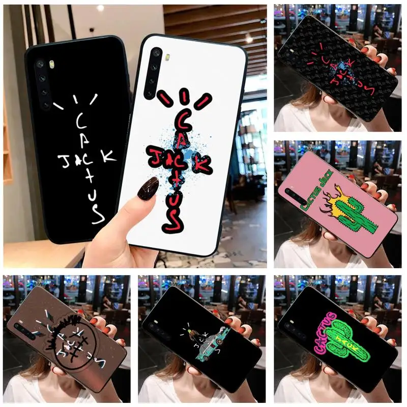 Fashion Hiphop Cactus Jack Phone Case For OPPO Realme 6 Pro XT C3 5 C2 RENO2-Z A11X | Мобильные телефоны и аксессуары