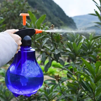 

NEW 1.5L Plant Flower Watering Can Spray Bottle Hand Pressure Kettle Plastic Garden Watering Can Adjustable Nozzle