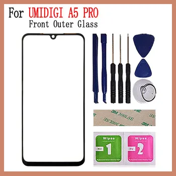 

6.3" Original Touch Glass For Umidigi A5 Pro Touch Screen Panel Front Outer Glass Lens For Umidigi A5PRO NO LCD Digitizer