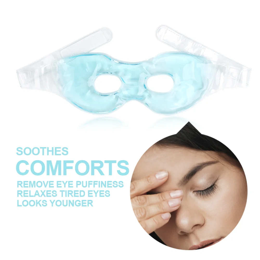 Гелевая маска для глаз с отверстиями для глаз горячий холодный компресс пакет глазная терапия охлаждающие ледяные маски для глаз гель для пышных глаз сухие глаза головные боли
