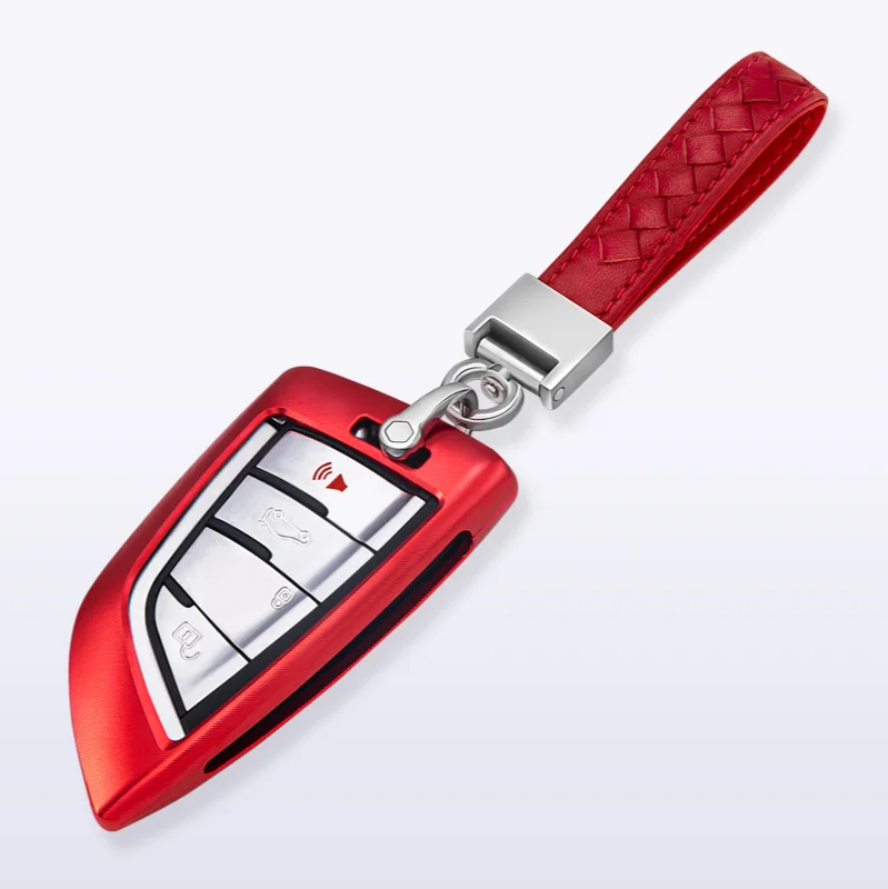 Aluminum alloy car key case for 2020 BMW 5 Series Blade Key Protector New X1 X2 X3 X4 X5 X6 X7 Key Case 7 Series Car Keychain Aluminum alloy car key case for 2020 BMW 5 Series Blade Key Protector New X1 X2 X3 X4 X5 X6 X7 Key Case 7 Series Car Keychain