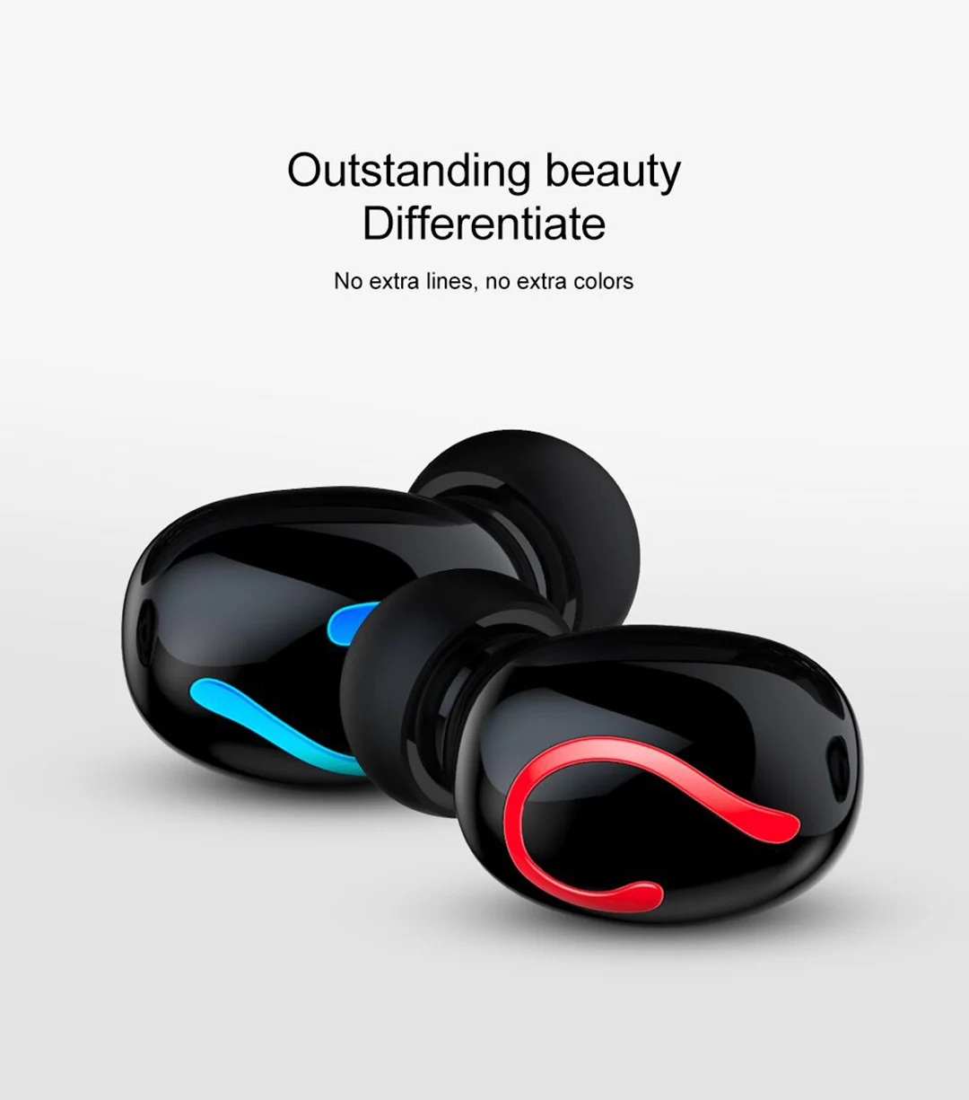 Verdadeiro sem Fio Fones de Ouvido Profundidade à Prova Bluetooth sem Atraso Fone de Ouvido com Case de Carregamento Fone de Ouvido Daolxi In-ear Dwaterproof Água Jogos 5.0 Visão 13 High Quality Eletrônicos
