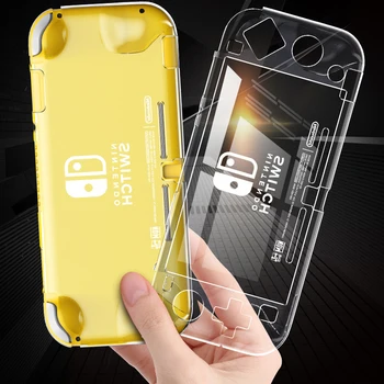 

Case For Nintend Switch lite Transparent Clear Cover for nintendo switch mini NS Hard Crystal Shell Screen Soft Screen Film