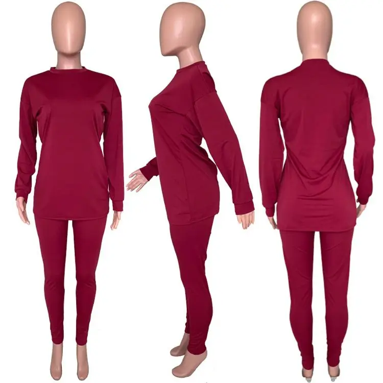 2020 2 piece set women clothing MOQ 1PC two piece set women clothing New women clothing two piece sets