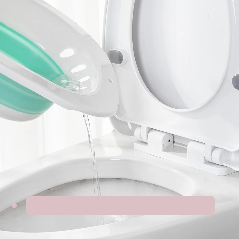 Woman Folding Toilet Bidet Postpartum Bath Toilet Seat Self Cleaning Hip Irrigator Perineum Soaking Bathtub Hemorrhoid Treatment folding bidet toilet seat