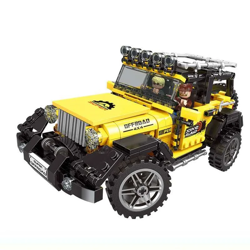 Новинка 2019 внедорожник приключения автомобиль строительные блоки игрушки