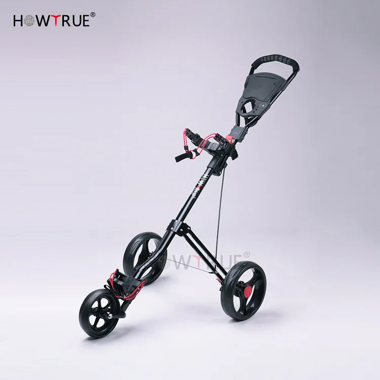 Golf Cart Non-Electric Three-Wheeled Cart Golf Aluminum Alloy Trolley