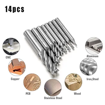 

4 Flute End Mill 60 Degrees Centering High speed steel Fixture Assembly