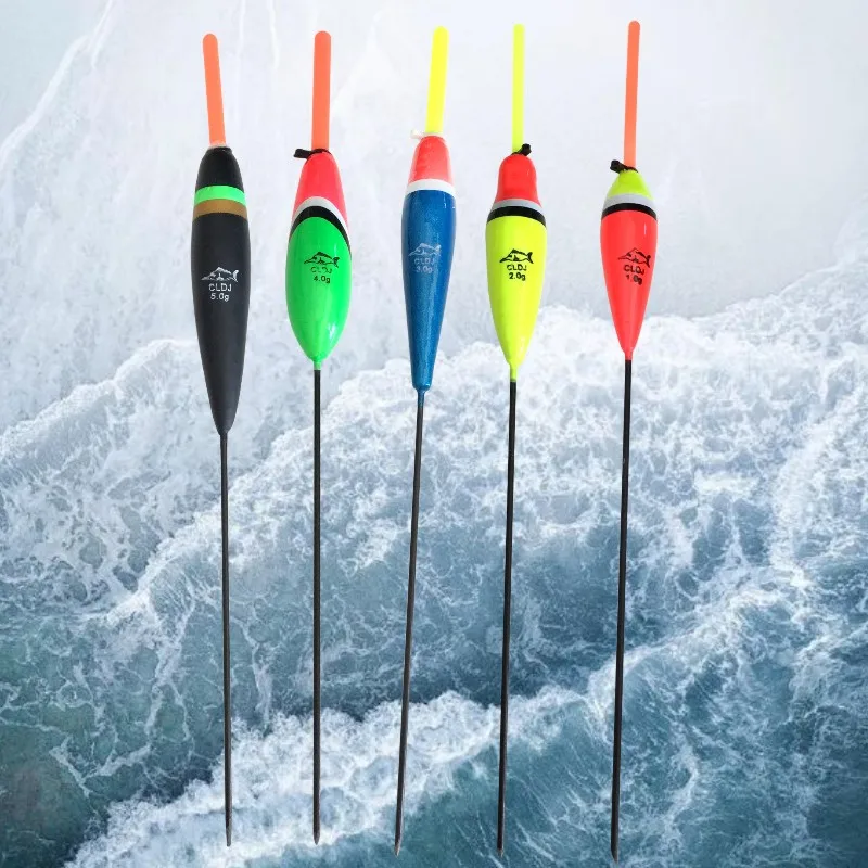 10Pcs Mix Size Color Fishing Float Set Buoy Bobber Pesca Boias Stick For Carp Fish Tackle Vertical Accessories Fluctuate | Спорт и