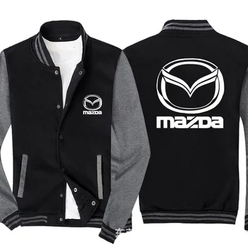 

Baseball Jacket Unique for MAZDA Print Mens Jacket Slim Fit Sweatshirt Fleece Tracksuits Male Masculino H