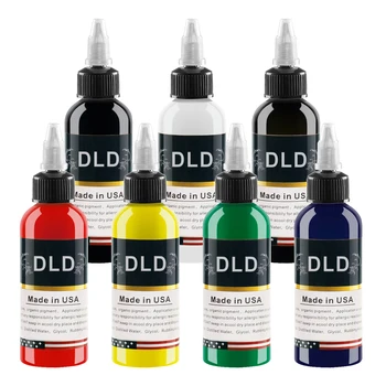 

7 Color/Set Permanent Tattoo Ink Set Body Paint Makeup Tattoo Pigment Tattoo & Body Art Supplies Tatoto Ink Set Coloring Fast