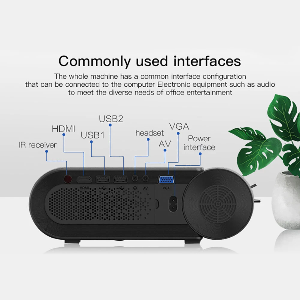 Портативный светодиодный мини проектор LEJIADA YG550 разрешение 1280x720P YG551 Wi Fi