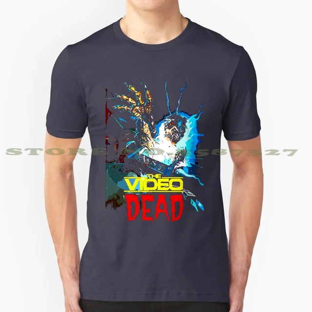 Video Dead Graphic Custom Funny Hot Sale Tshirt Horror Film Movie Video Dvd  Nasty Monster Vampire Ghost Zombie Werewolf Serial|Áo phông| - AliExpress