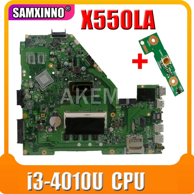 X550LA материнская плата REV2.0 i3-4010U для For Asus X552L X550L A550L K550L ноутбука | Компьютеры и офис