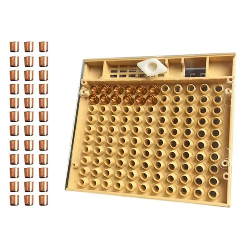 

100Pcs Bee Cell Cups Queen Rearing System Beekeeping Tool Cultivating Box Beekeeping Equipment