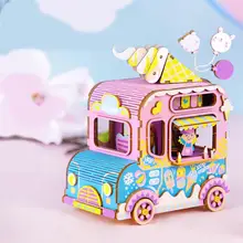 Музыкальная шкатулка Сделай Сам небо колесо собрать руководство Музыкальная Коробка модель