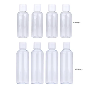 

1/4/5/6pcs Mini Empty Cosmetic Bottles Refillable Lotion Essential Oil Container Portable Bottle Makeup Tool