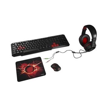 

Mars Gaming MACP1, combo's gaming keyboard, mouse, headphones and slipmat