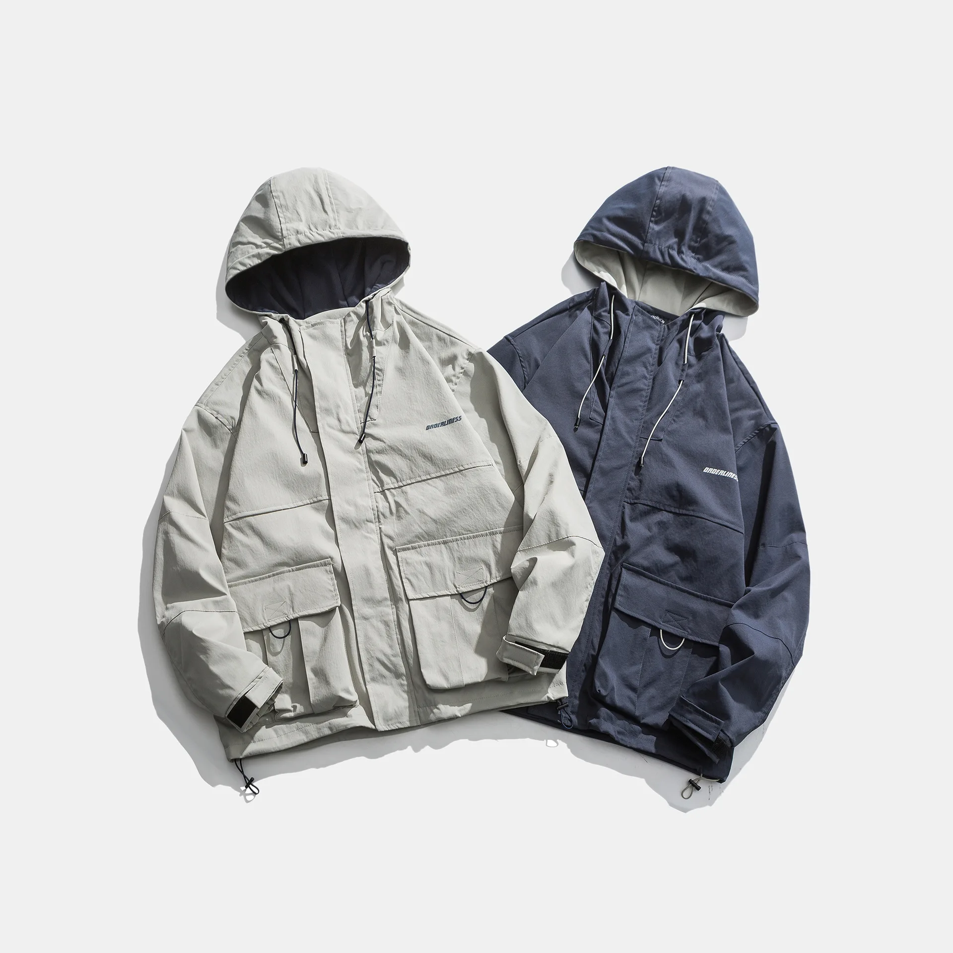 

Japanese-style Origional Back Printed Base-Workwear Jacket Men's Fashion