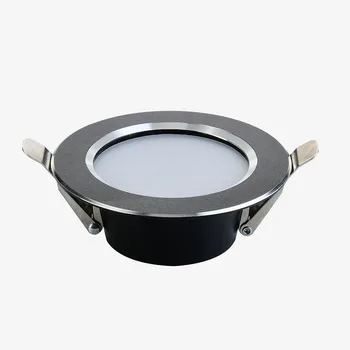 

Super bright round black LED downlight 3W 5W 7W 9W 12W 15W aluminum AC110V 220V LED downlight recessed spotlight
