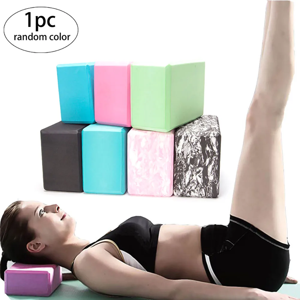 

1PC High Density Eva Brick Essentials Yoga Block Provides Stability Support Soft Eva Foam Great Accessories For Yoga Pilates
