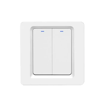 

WiFi Push Button Smart Light Switch Smart Life/Tuya APP Remote Control Compatible with Alexa Google Home for Voice Control EU Pl